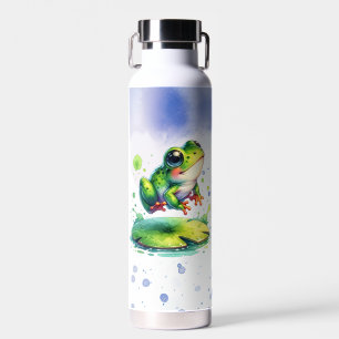 Bouteille D'eau Cute Grenouille Whimsical   Funny Toad Pun