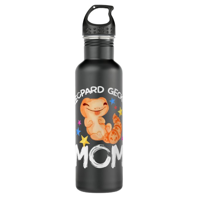 Bouteille D'eau Cute Leopard Gecko Maman Reptile Gecko Animal Leop (Devant)