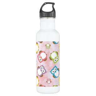 Bouteille D'eau Cute Owls, Owl Pattern, Colorful Owls, Baby Owls