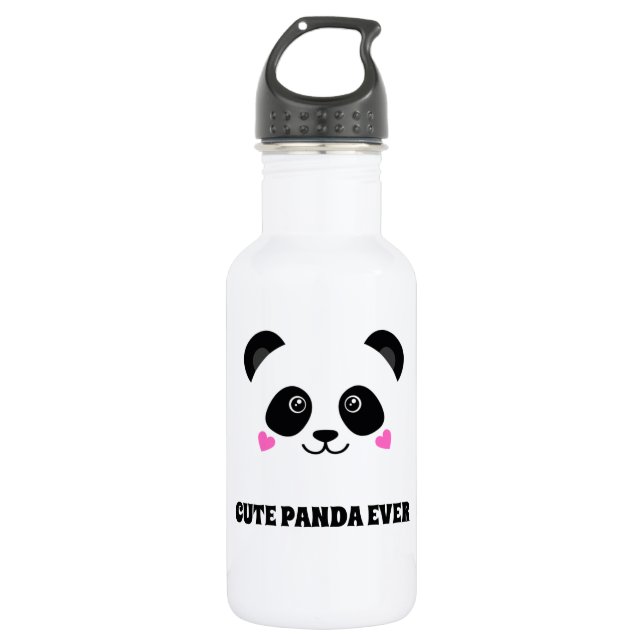 Bouteille d'eau Cute Panda Ever (Devant)
