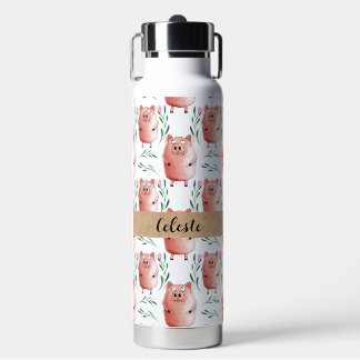 Bouteille D'eau Cute Pig Water Bottle – Adorable Farm Animal Drink