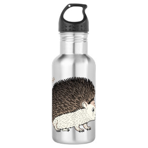 Bouteille D'eau Cute prickly hedgehog cartoon