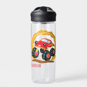 Bouteille D'eau Cute Red Monster Truck Kids