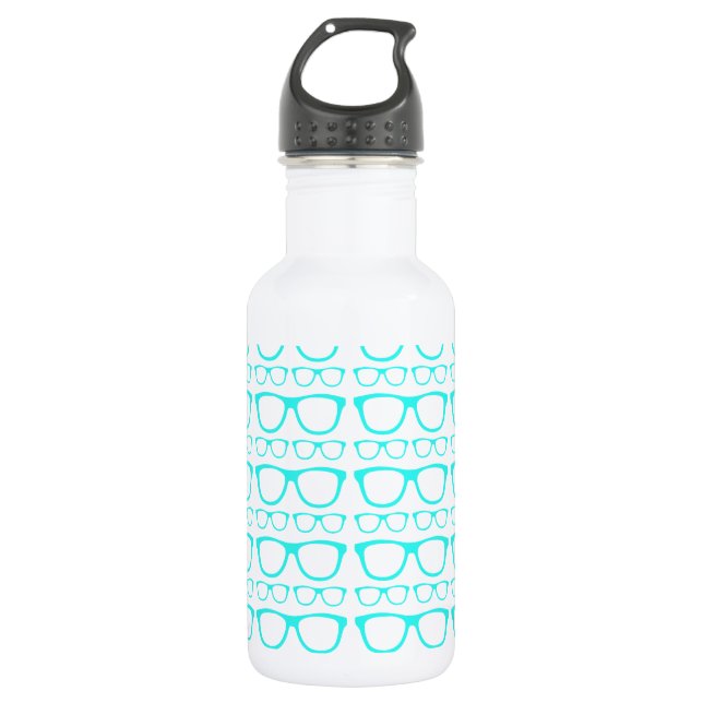 Bouteille D'eau Cute Retro Eyeglass Hipster (Devant)
