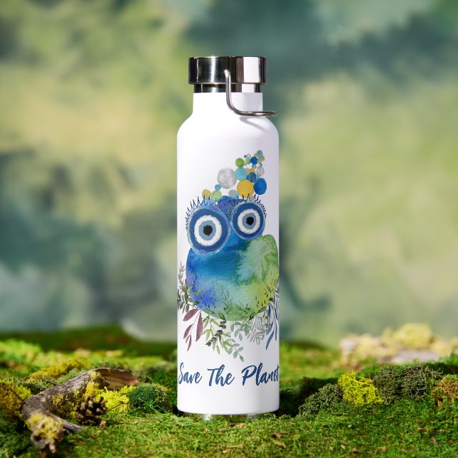 Bouteille D'eau Cute Save the Planet Water Bottle (Extérieur)
