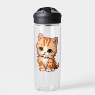 Bouteille D'eau Cute tabby Chat