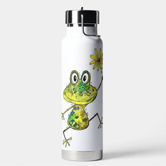 Bouteille D'eau Cute Whimsical Happy Frog (Gym)