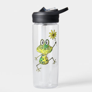 Bouteille D'eau Cute Whimsical Happy Frog