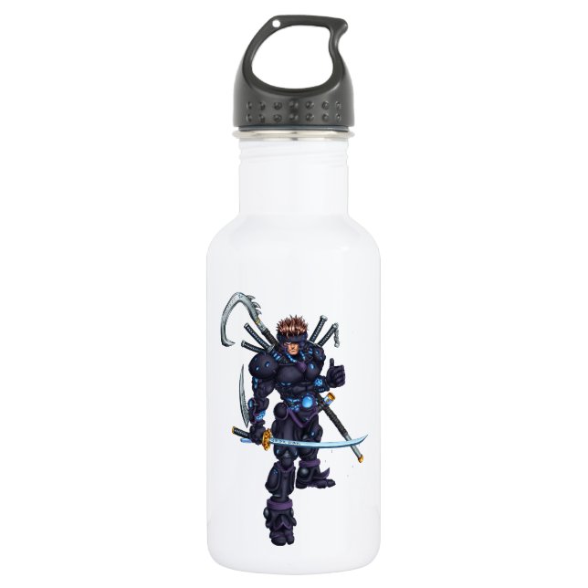 Bouteille D'eau Cyber Ninja (Devant)