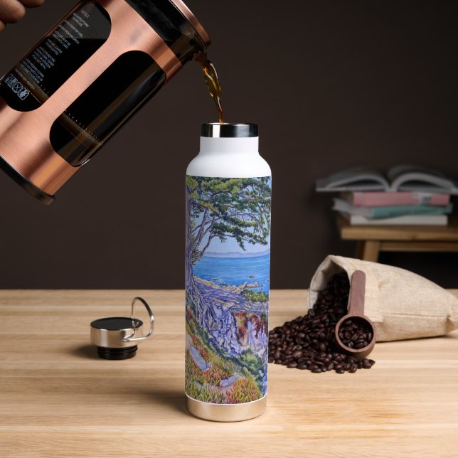 Bouteille D'eau Cyprès de Monterey (Café (pivoté))