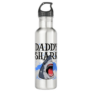 Bouteille D'eau Daddy Shark - Grand Blanc