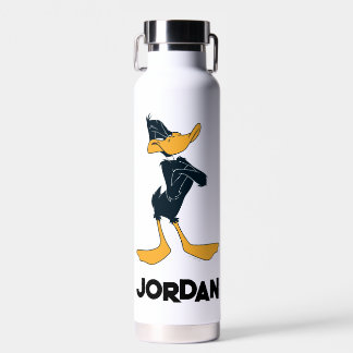 Bouteille D'eau DAFFY DUCK™ avec bras croisés | Ajouter Votre Nom