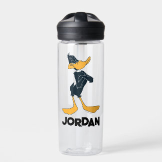 Bouteille D'eau DAFFY DUCK™ avec bras croisés | Ajouter Votre Nom