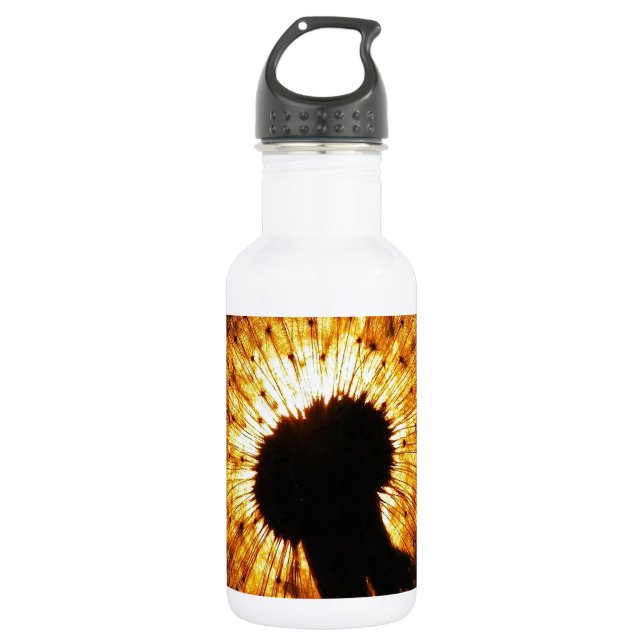 Bouteille D'eau Dandelion au coucher du soleil (Devant)