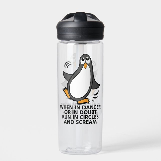 Bouteille D'eau Danger Funny Penguin CamelBak Eddy (Extérieur)
