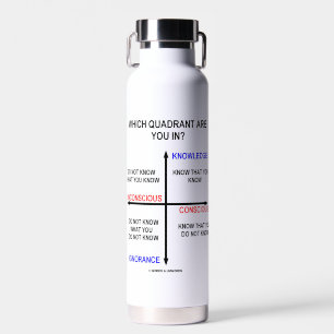 Bouteille D'eau Dans Quel Quadrant Vous Trouvez ? Humour Geek de p