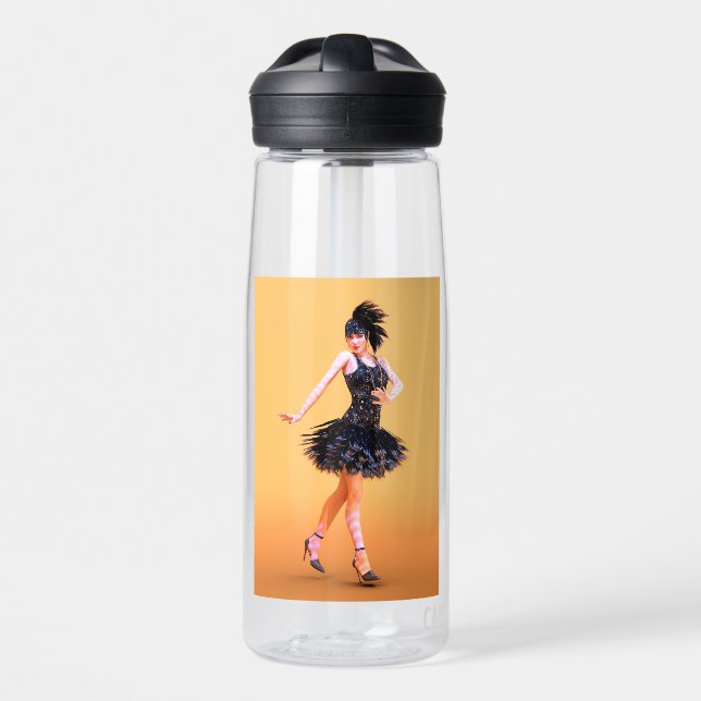 Bouteille D'eau Danse Flapper Vintage (Avant)