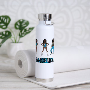 Bouteille D'eau Danse Turquoise Argent #1