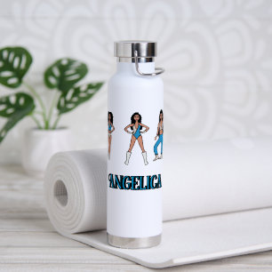 Bouteille D'eau Danse Turquoise Argent #2