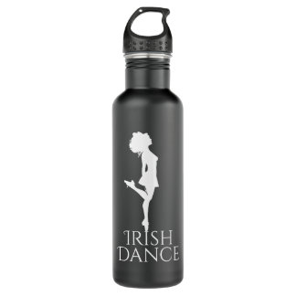 Bouteille D'eau Danseur irlandais hard Shoe noir et blanc danse
