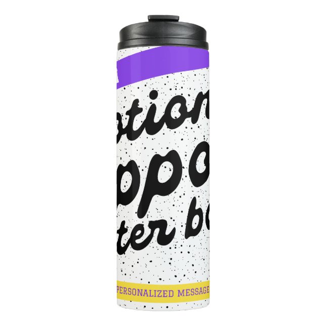 Bouteille d'eau d'appui émotionnel personnalisée (Devant)