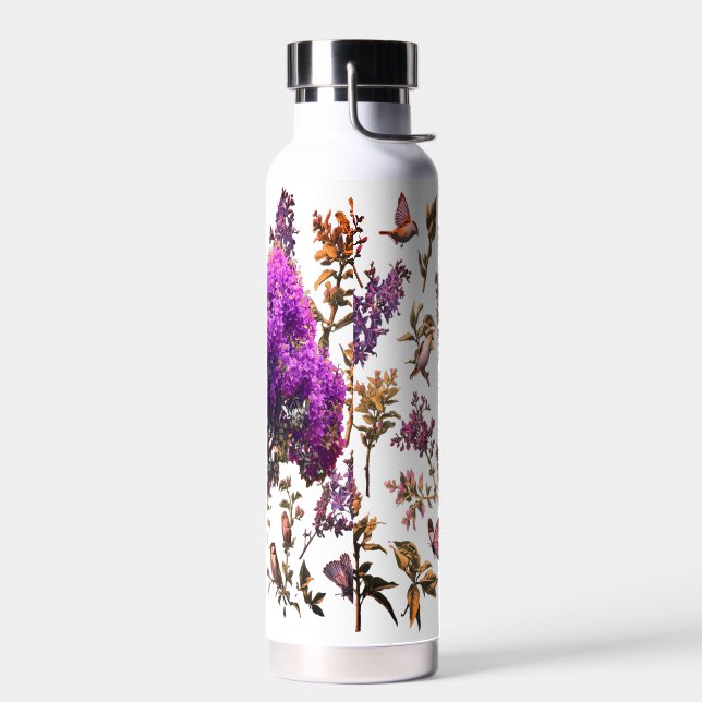 Bouteille d'eau d'arbre à papillon - Floral minima (Gauche)