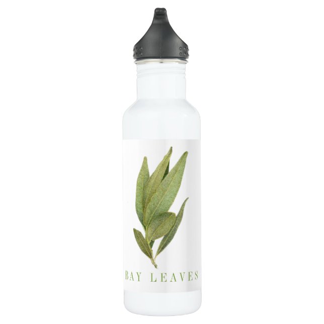 Bouteille d'eau de 710ml FEUILLES DE LAURIER FRAÎC (Droite)