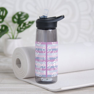 Bouteille d'eau de Camelbak Floral violet et blanc