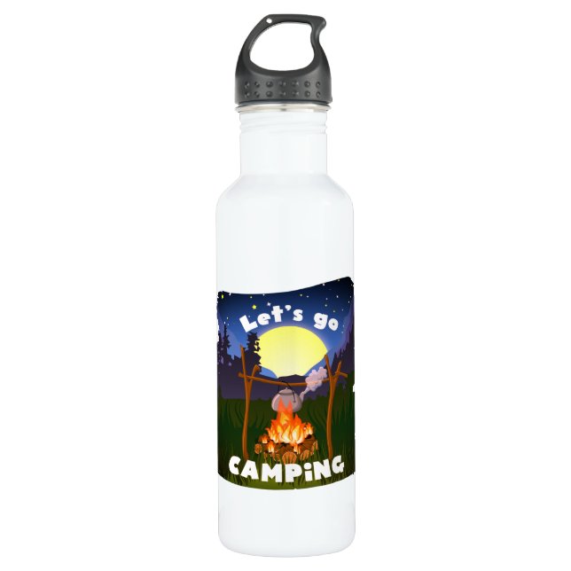 Bouteille d'eau de camping (Devant)