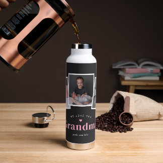 Bouteille d'eau de couleur si aimée ÉDITABLE