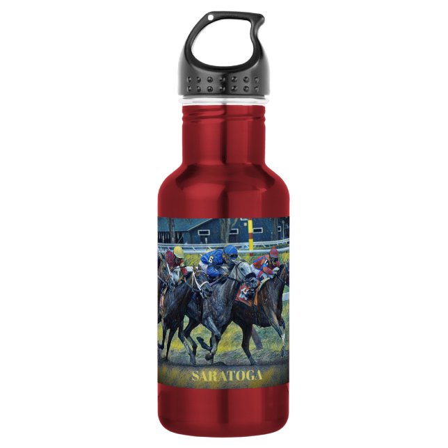 Bouteille d'eau de course de Saratoga (Devant)