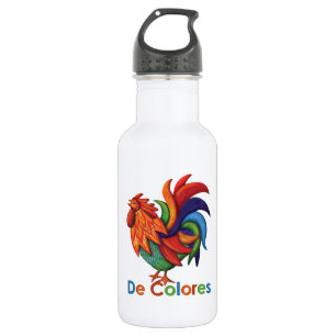 Bouteille d'eau de De Colores Rooster Gallo (18