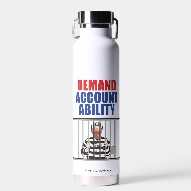 Bouteille d'eau de demande de responsabilité.2026 (Avant)
