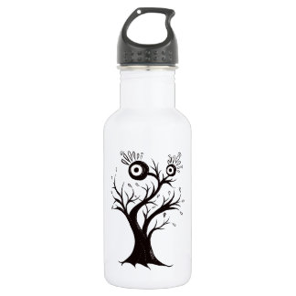 Bouteille D'eau De dessin étrange d'encre de monstre d'arbre