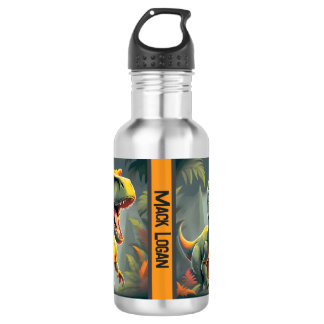 Bouteille d'eau de dinosaure jurassique T Rex