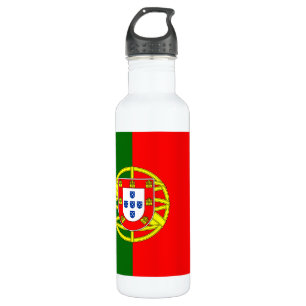 Bouteille d'eau de drapeau du Portugal