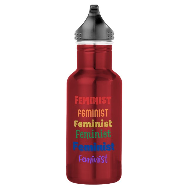 bouteille d'eau de fierté féministe (Droite)