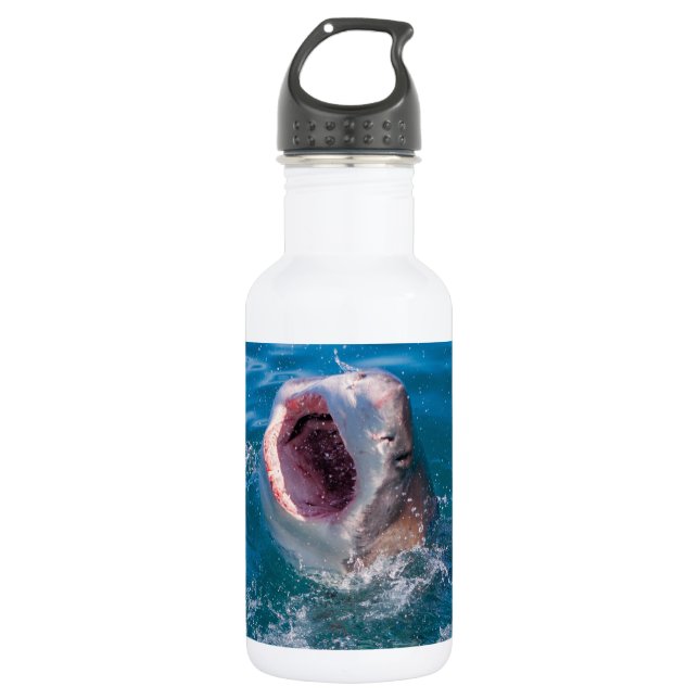 Bouteille d'eau de Grand Requin Blanc (Devant)