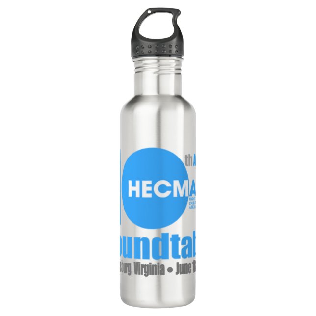 Bouteille d'eau de HECMA (Devant)