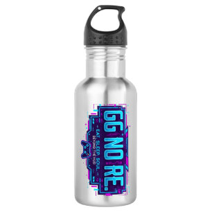 Bouteille d'eau de jeu Cyberpunk GG NO RE