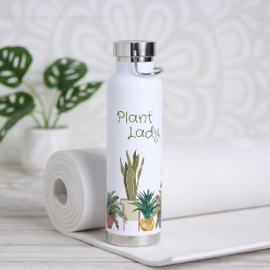 Bouteille d'eau de la Dame plante