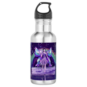 Bouteille d'eau de la Fée de la Pluie Violette