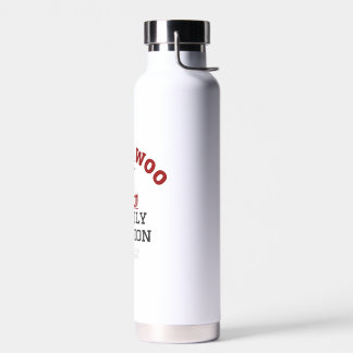 Bouteille d'eau de la réunion de la famille Woo