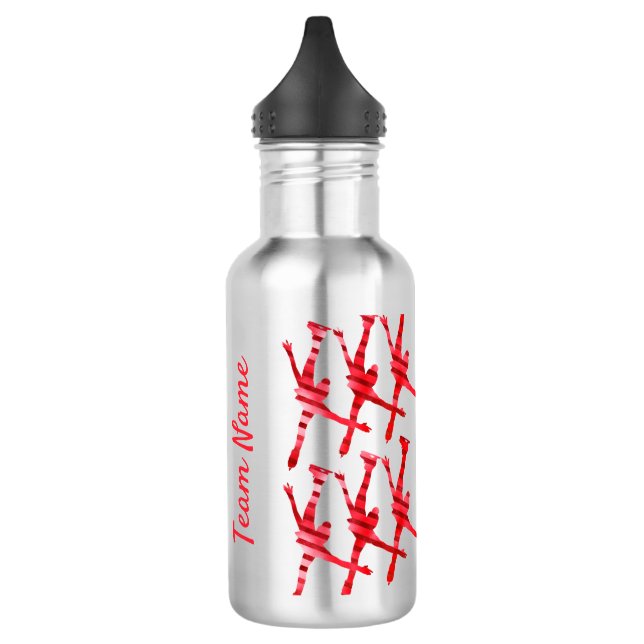 Bouteille d'eau de l'équipe de Synchro rouge arabe (Gauche)