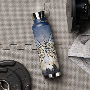 Bouteille d'eau de liberté papillon