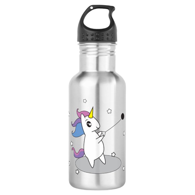 Bouteille d'eau de licorne de jet de marteau (Devant)