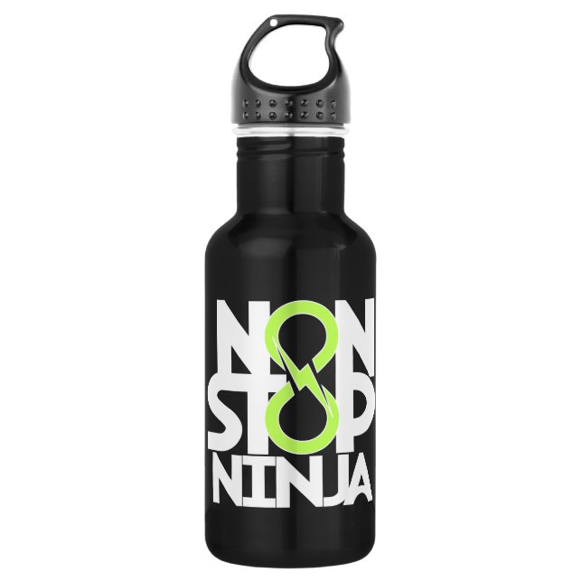 Bouteille d'eau de Ninja non stop (Devant)