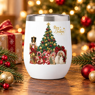 Bouteille d'eau de Noël Arbre de Noël et Cadeaux