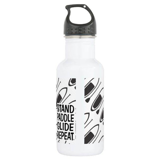 Bouteille d'eau de panneau de palette (Dos)