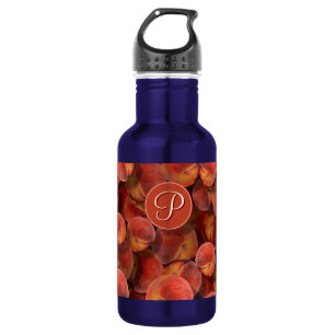 Bouteille d'eau de pêche